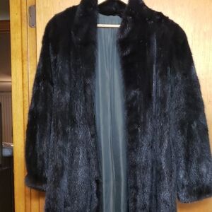 Full Length Saga Furs Mink Coat